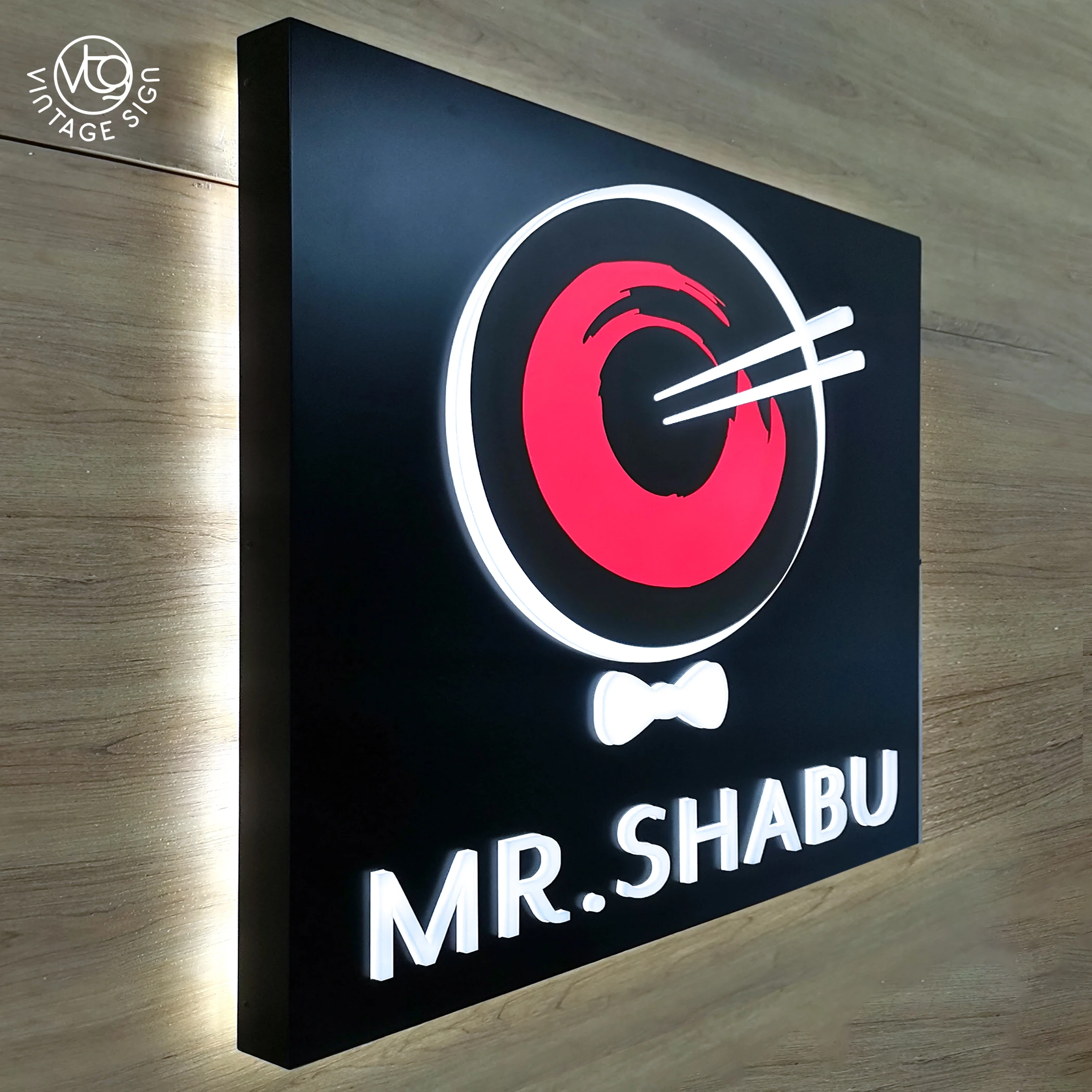 Professional Factory Formed Acrylic Sign Double Sides Light Box Customized Led Lightbox