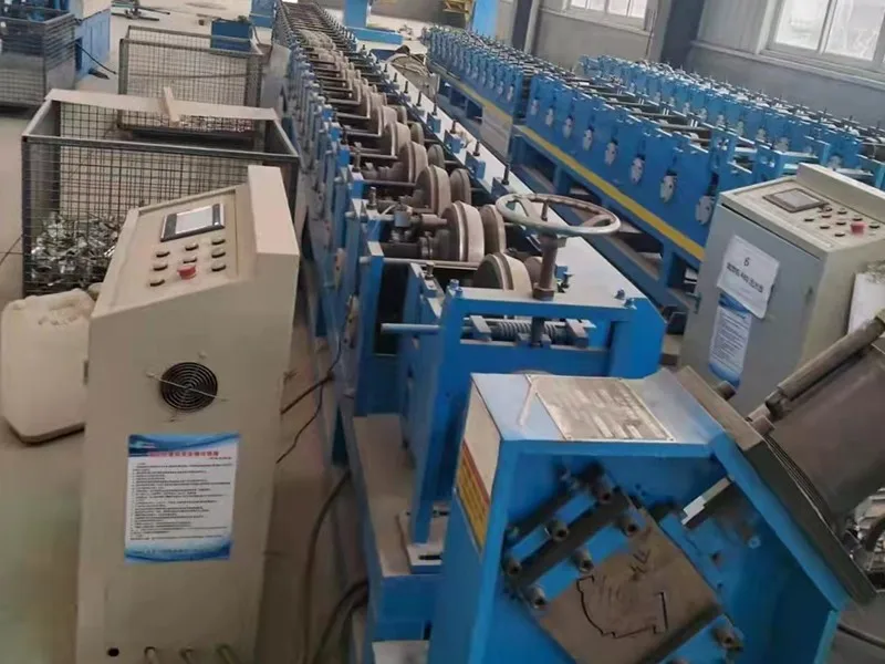Ordinary Manual Designed High Speed Metal Steel Door Frame and Shutter Guide Roll Forming Making Press Machine in China