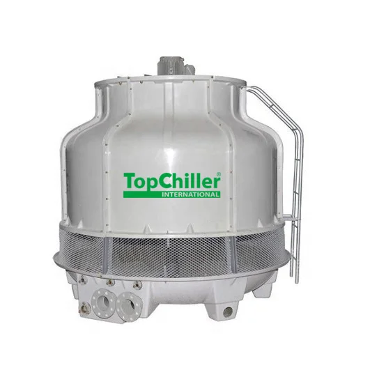 Low Noise Round Type Counter-Flow Cooling Tower 150T For Ice Cream Factory