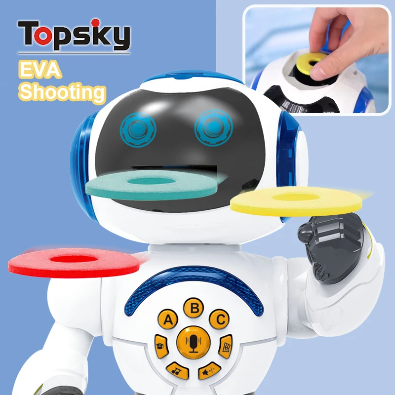 High Quality Multifunctional RC Intelligent Programming Robot Toys Interactive Remote Control Smart Robot Toys for Children