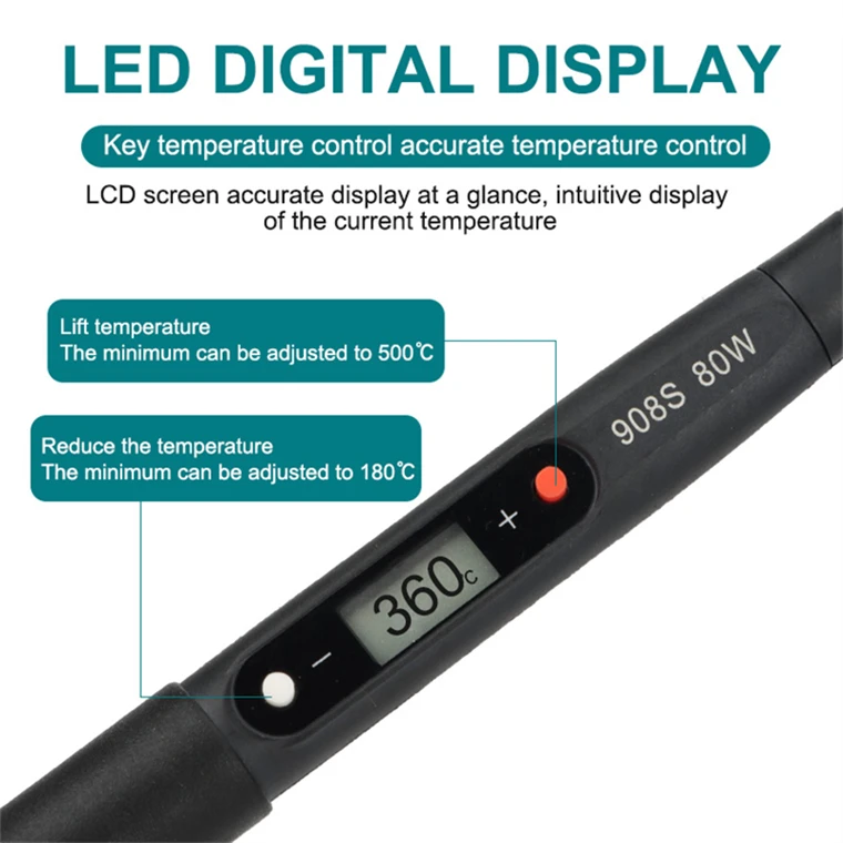 good quality High power digital soldering iron 180-500 Temperature range Electric Soldering Irons soldering Irons