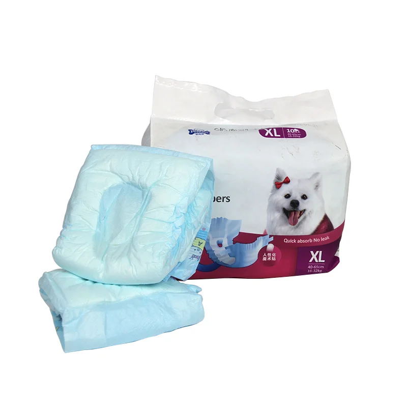 China factory free sample disposable full size female pet dog diapers
