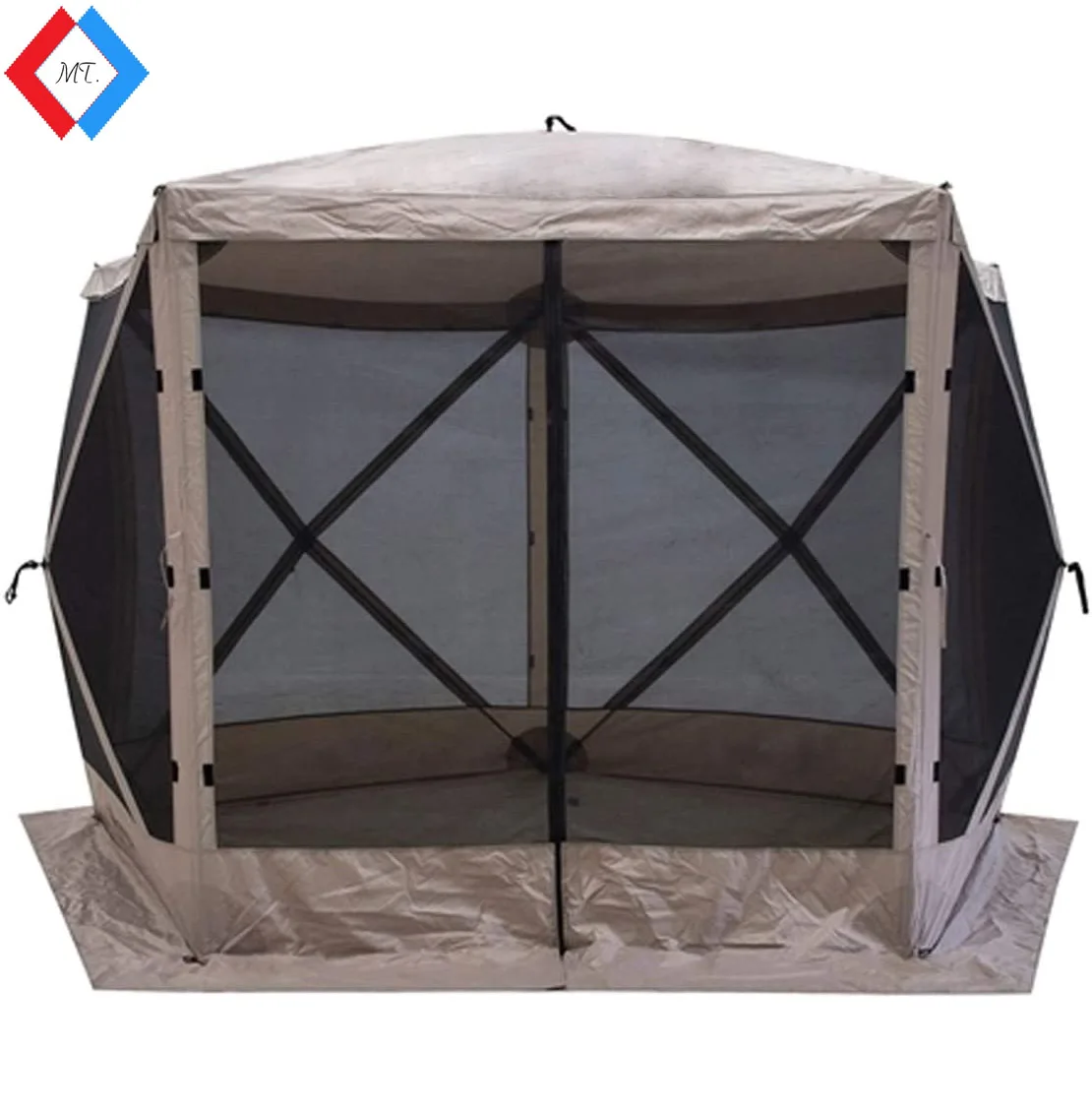 OEM 4 Person UV-Resistant tent Pop Up easy to set up waterproof roof mesh screen great ventilation durable outdoor camping tents