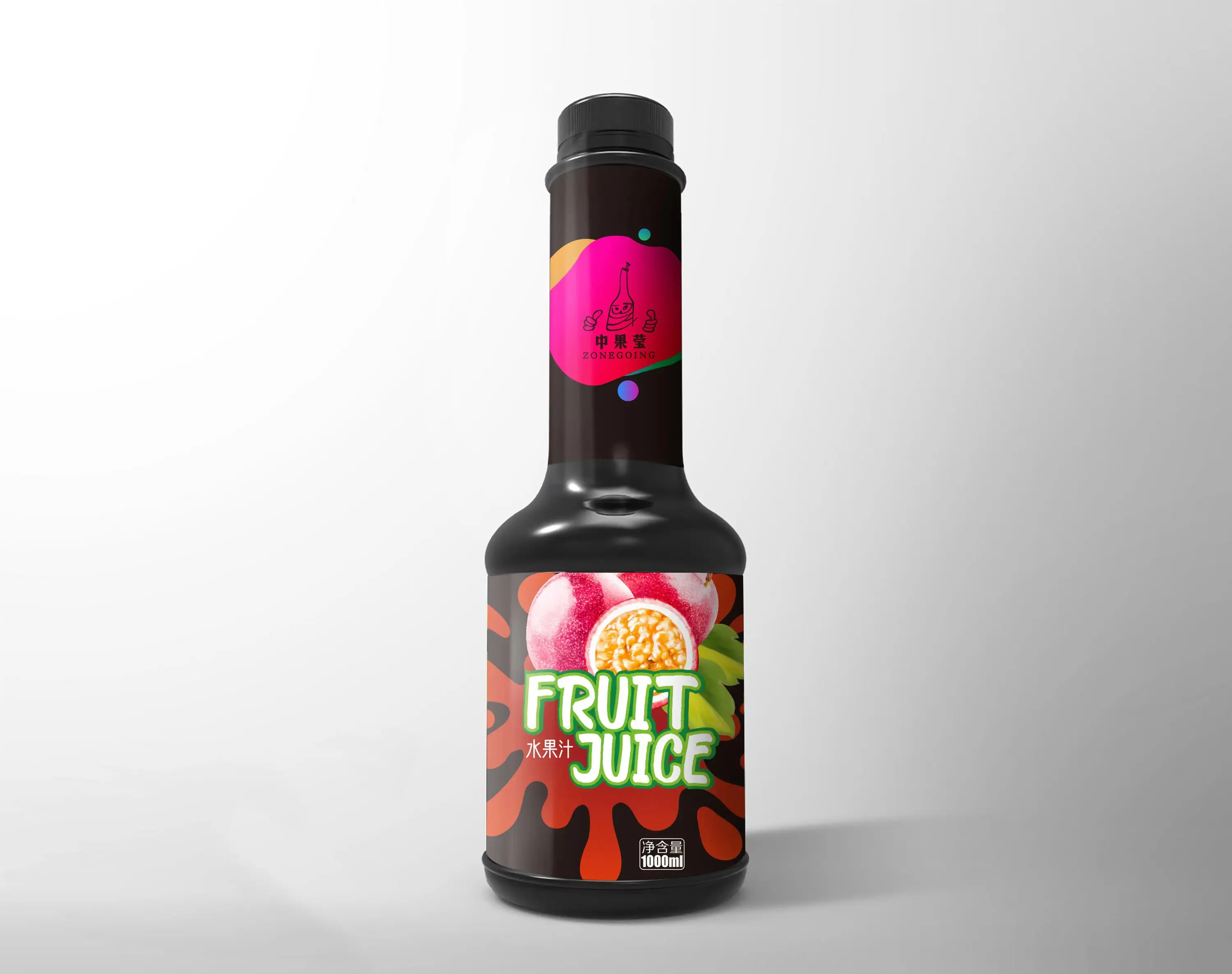 1 2 л Свежего концентрата маракуйи фруктовый сок сироп для пузырьковых чайных напитков