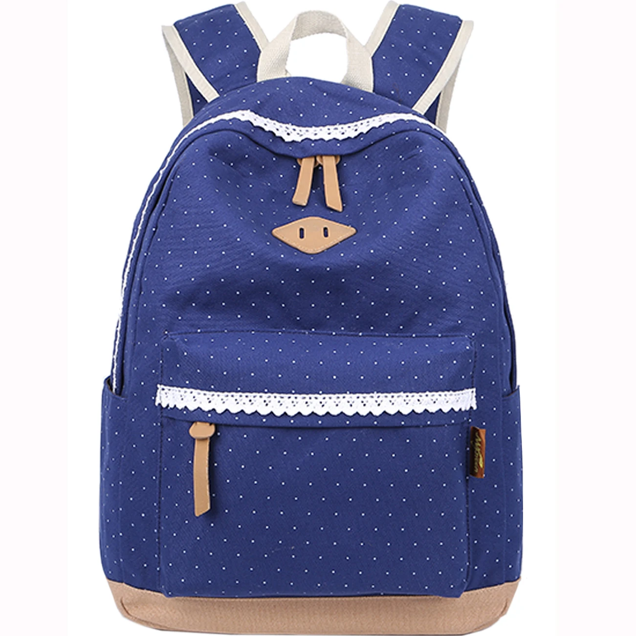 Best selling girls canvas foldable sports college back pack travel school bag backpack