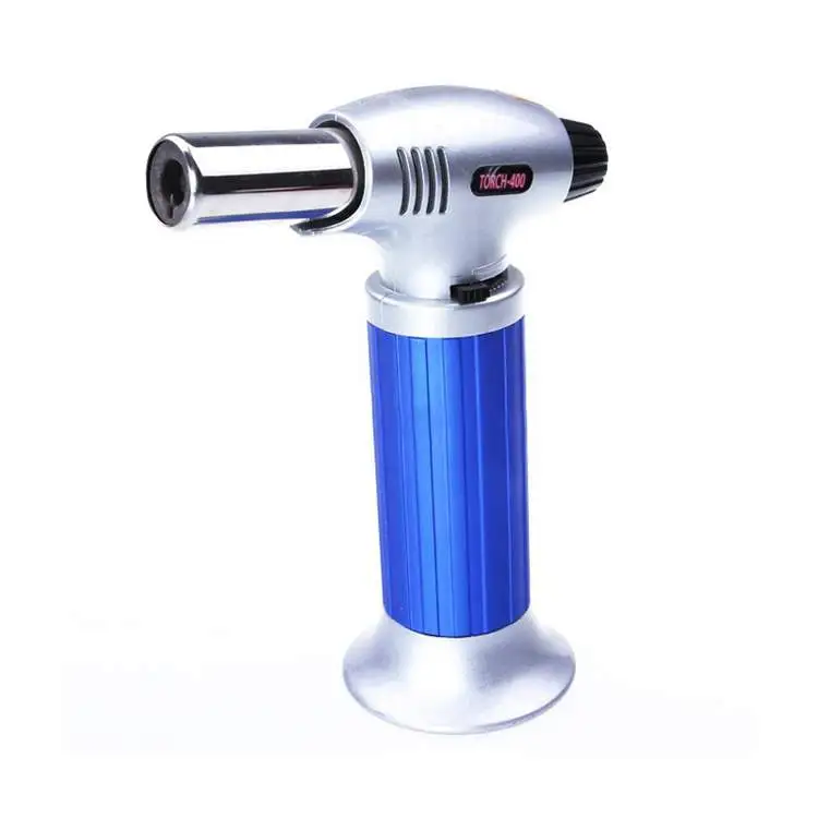 Wholesale Torch Welding Fire Maker Lighter Butane Burner Flame Camping Equipment Accessories Portable Baking Barbecue Igniter