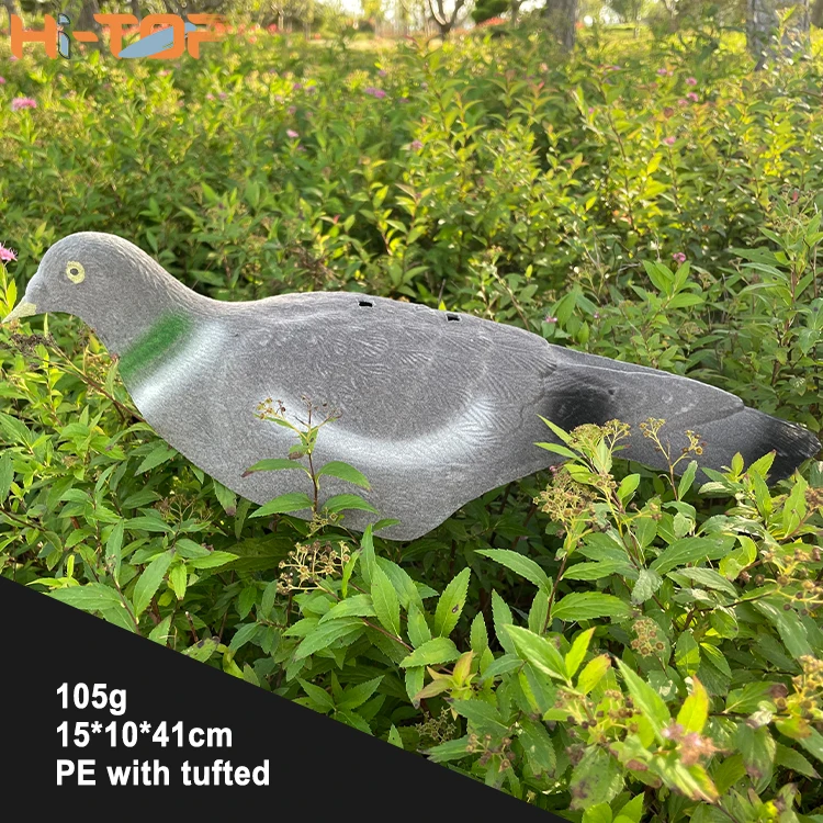 Hitop 105G Pe Tufted Decoy Hunting Pigeon Egreth Bow Hunting Target Silhouette Decoy Duiven For Sale