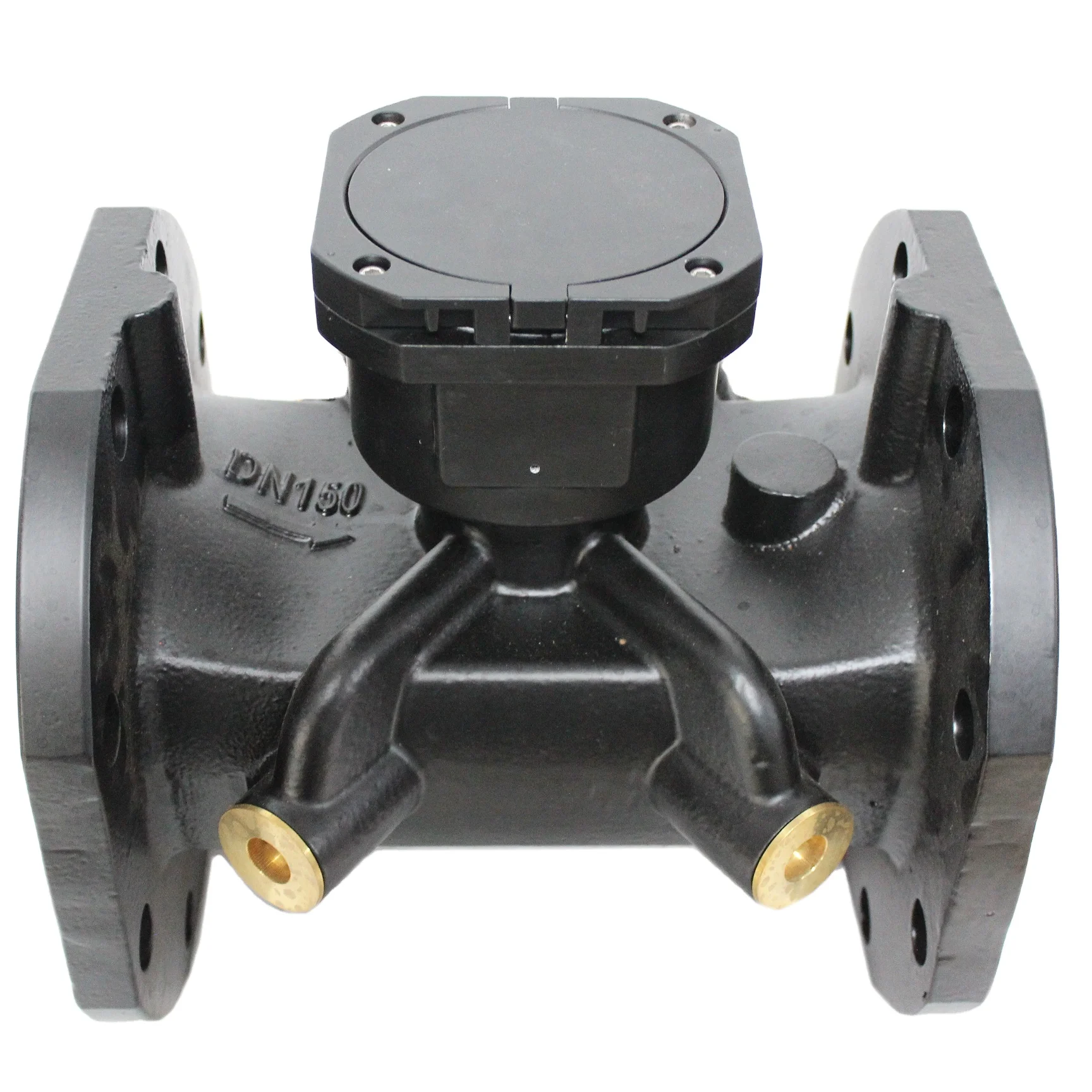 Smart Bulk Ultrasonic Water meter  wireless output iron casting body