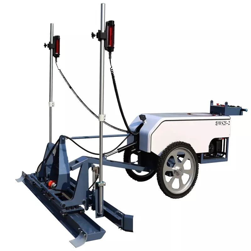 Двухколесный ручной Выравнивающий станок машина для лазерной резки бетона