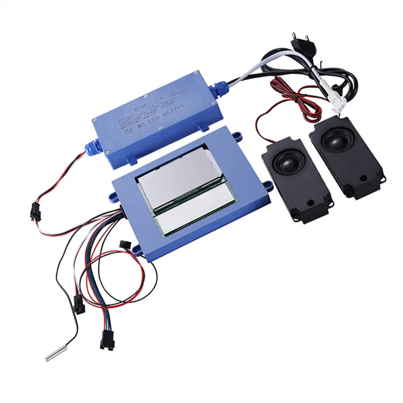 WIFI Phone controlled 4 Touch Key with colorful lcd display sensor 12v blue tooth LED light mirror touch sensor switch