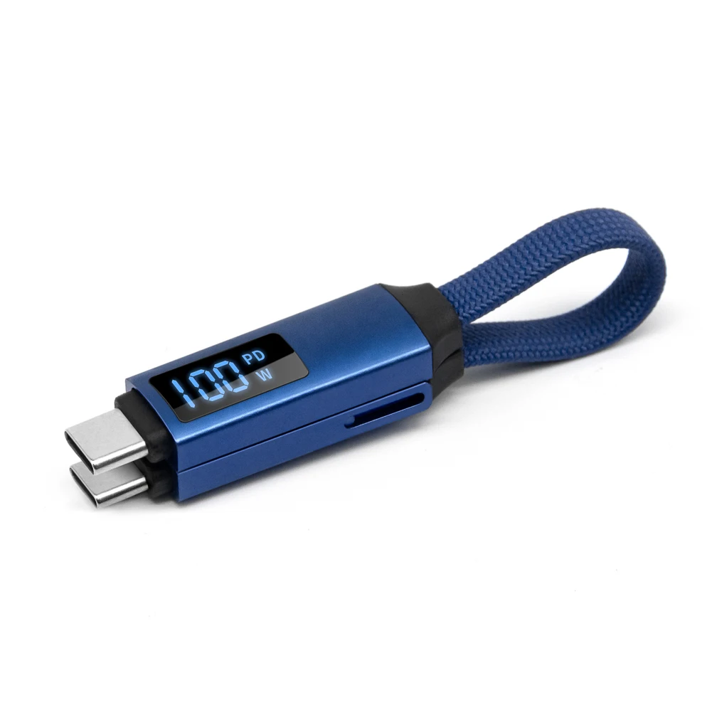 3 in 1 Keychain USB Charging Cable with LED Display Free Samples Innovative Promotion Gifts for Wholesales