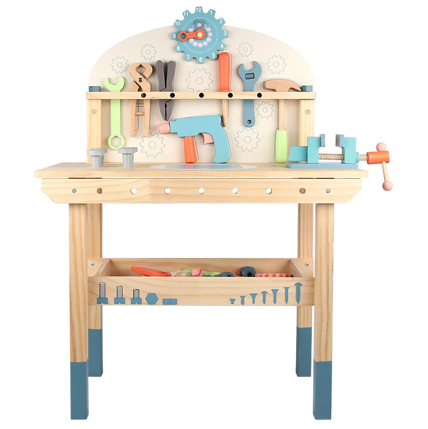 Kids Multifunction Wood Simulation Kids Tool Set Toy Diy Handmade  Play House Toys Early Education Toy