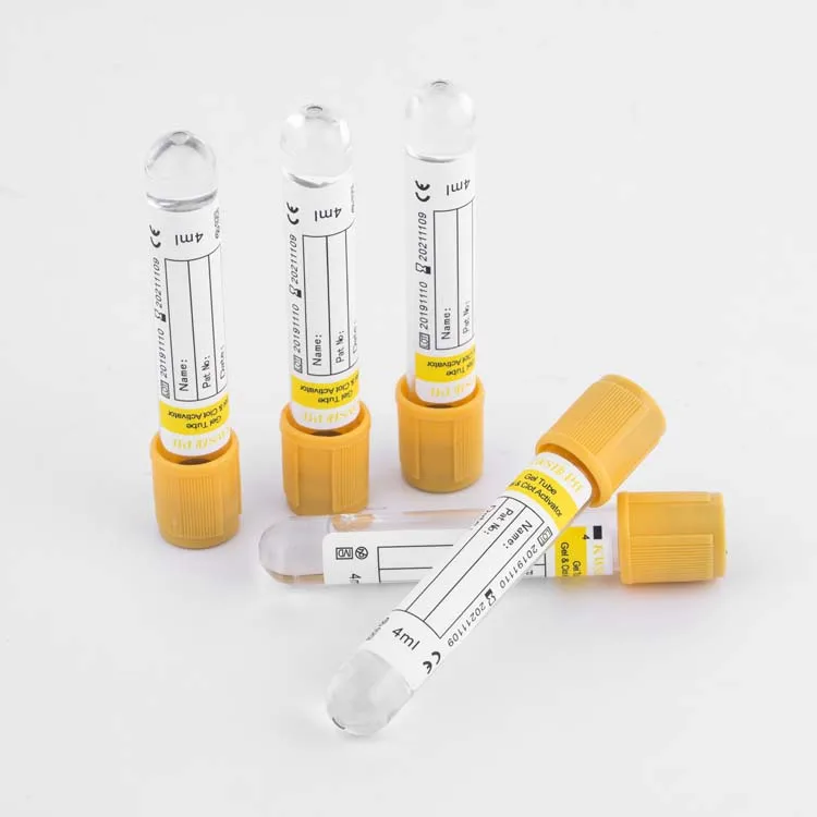 Заводские вакуумные трубки для сбора крови из стекла и ПЭТ качества CE