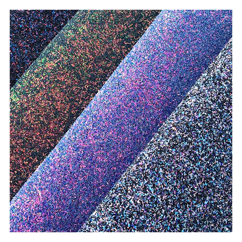 
Блестящая ткань, блестящая ткань, голографический цвет, объемный блестящий кожаный тканевый лист 