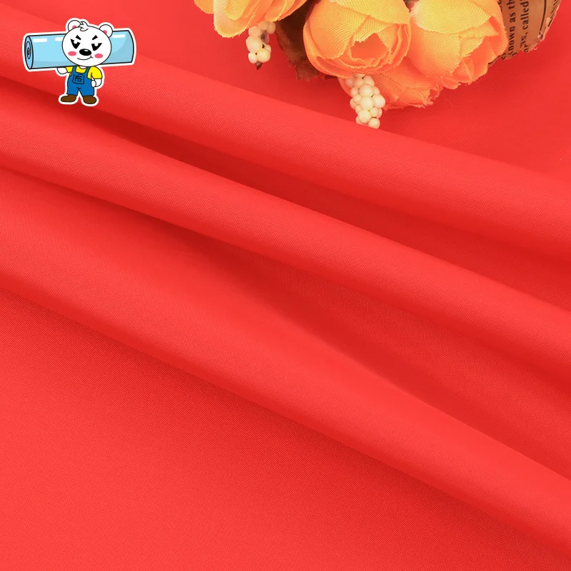 210T Recycled polyester taffeta fabric for garment luggage lining eco-friendly recycled from bottles