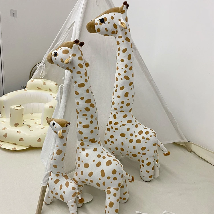 Net red style Stuffed Animal Plush Toy giraffe decorative doll customized accompanying baby plush toy animal doll