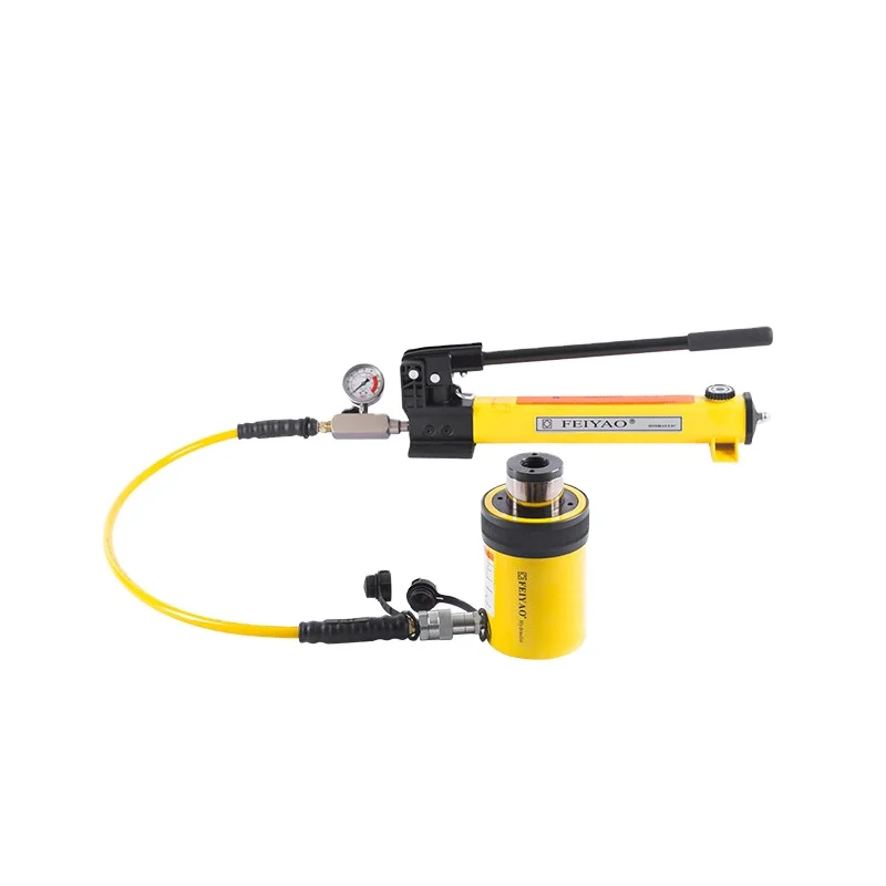 Лидер продаж RCH-206 20 тонн одностороннего действия пустотелый плунжерный гидравлический цилиндр