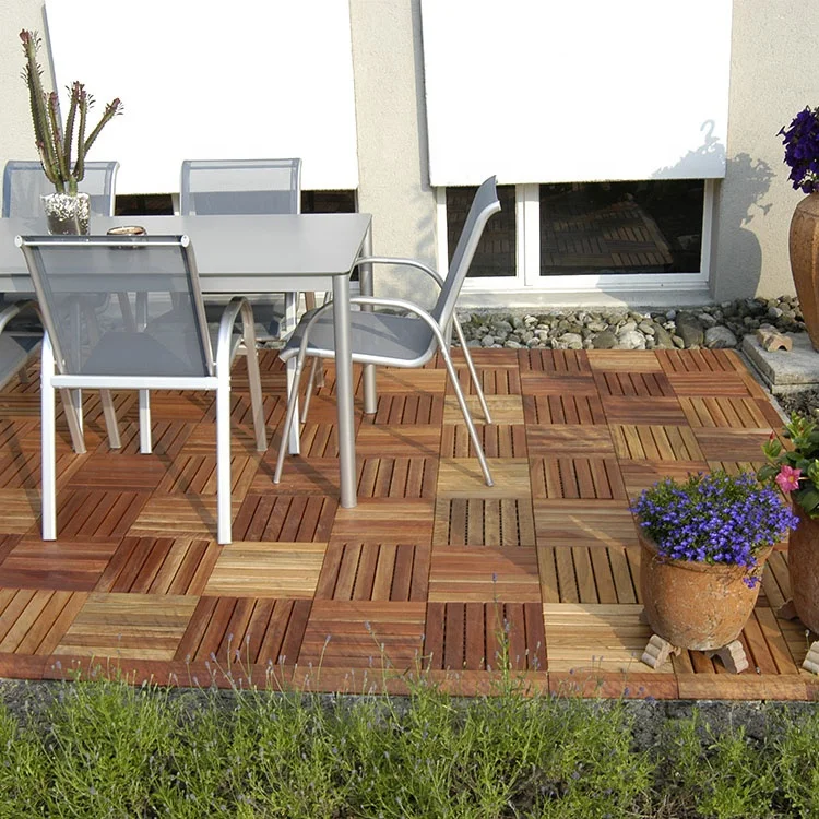 DIY Bamboo outdoor flooring with PE base-BB5P3030PH