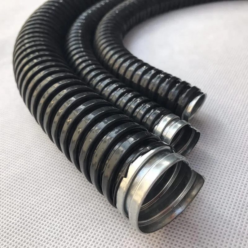 PVC Layer Coated Stainless Steel 304 Braided Flexible Metal Hose Conduit