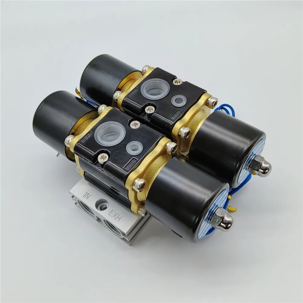 air ride system suspension parts Accuair truck 2 dual engine manifold solenoid valve 2W160-4F 2W160-2F 12V big flow valve block