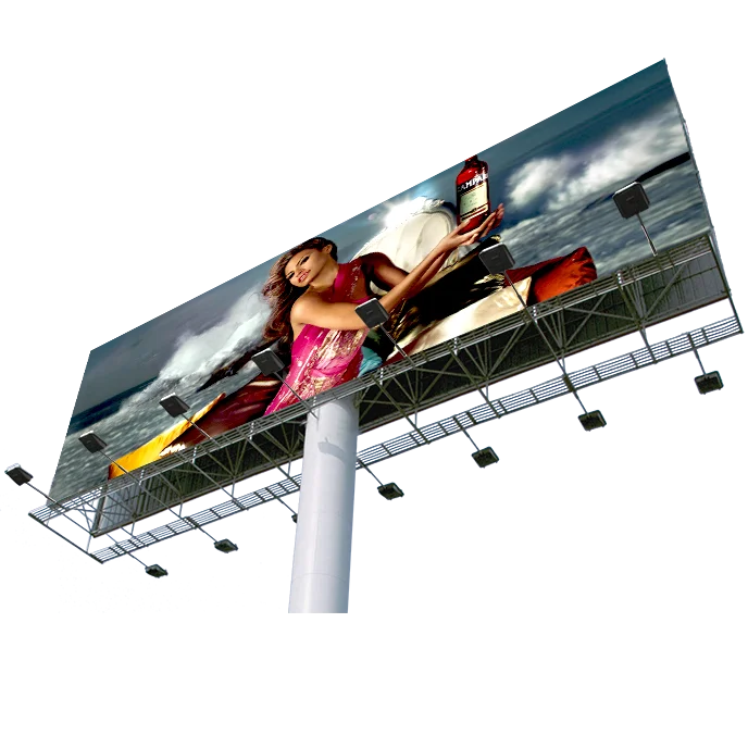 Лидер продаж рекламный наружный щит со стальной конструкцией металлическая однополюсная конструкция цифровая рамка