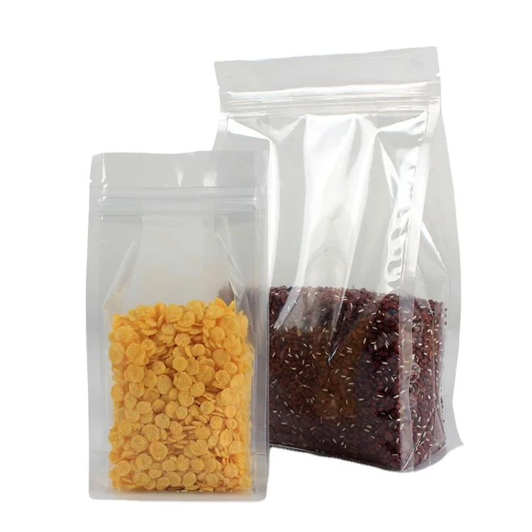 POLYSMARTS Custom High Quality Flat Bottom Food Grade Cookie Spice Powder Packaging Zipper Plastic Mylar Bag With Logo