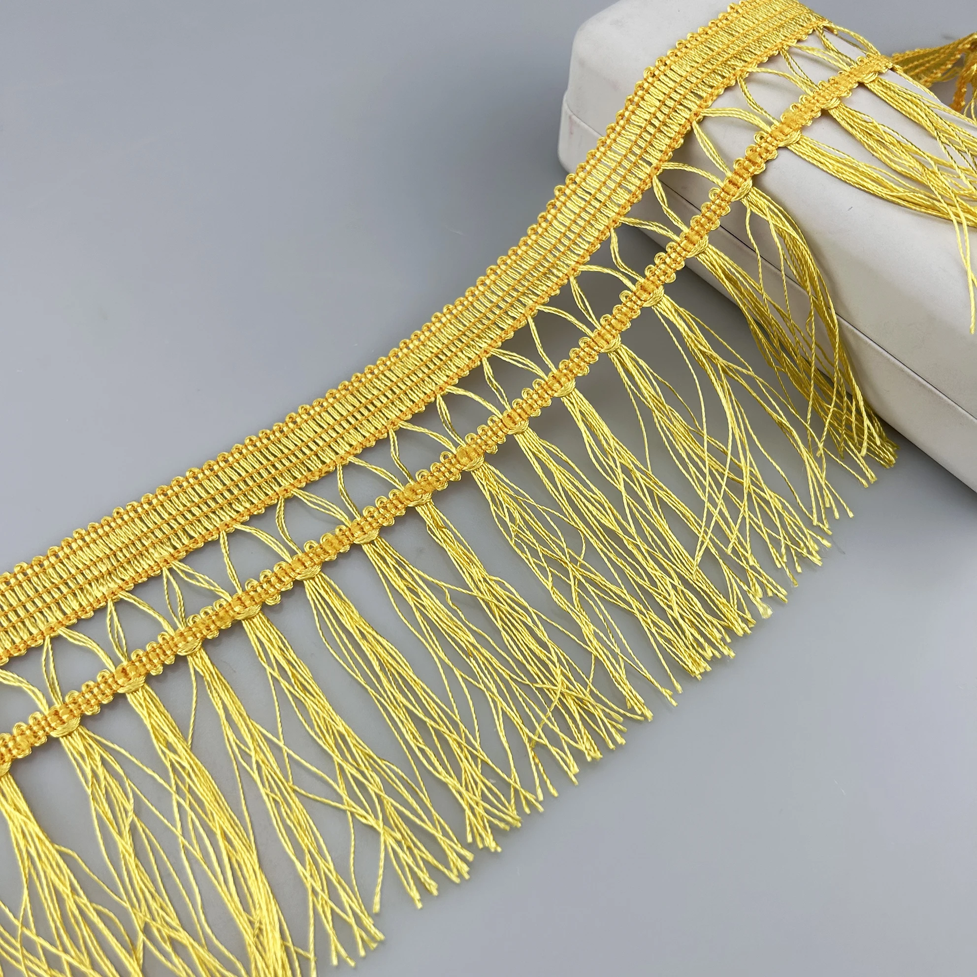 Knotted Black Supplier Fringe Lace Fabric Tassel Furnishings For Curtain Carpet Edge Webbing