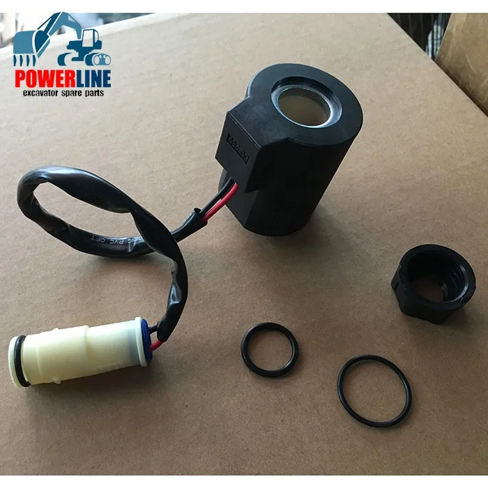 Factory price Construction machinery parts EC210 EC290 Solenoid Coil 14527267 VOE14527267  24v