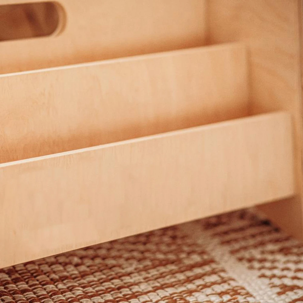 LM KIDS Wood Bookshelf With Montessori Furniture Bookshelf   Storage Assembly Kids Book Rack