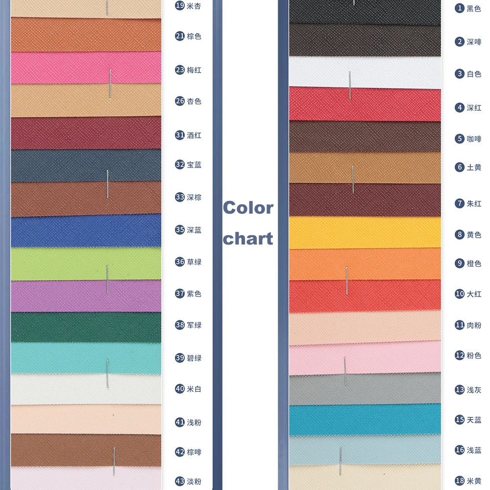In Stock 0.5mm Small Cross Pattern Pvc Abrasion Resistant Saffiano Synthetic Leather