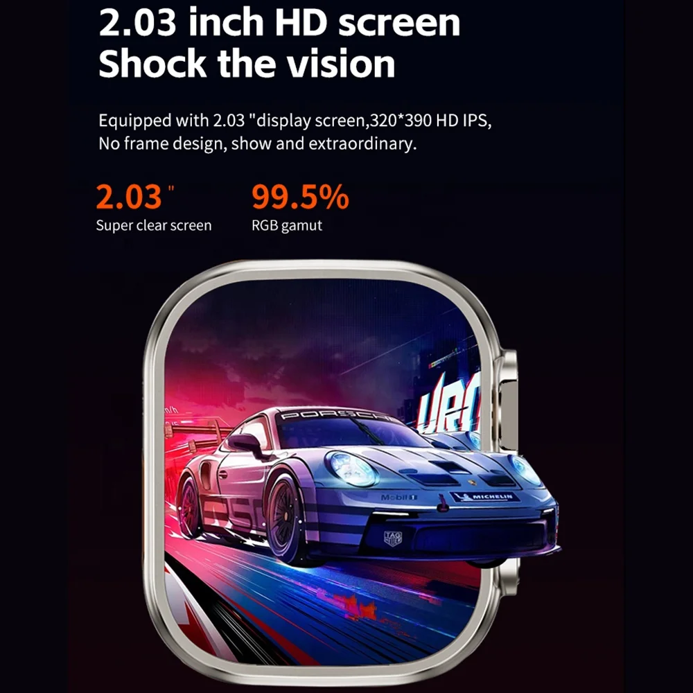 WS83 MAX Ultra 49mm BT Music Recording Smartwatch Series 8 Waterproof Smart Watch Reloj inteligente Series 8 Ultra Smartwatch