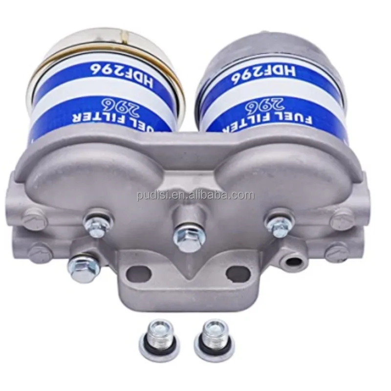Pudis 7111-296Tractor Dual Fuel Filter Assembly C5NE9165B EBPN9N166AA for Tractors 2000 3000 4000 5000 6600 7700