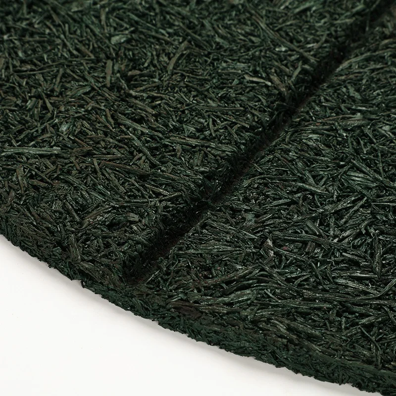 36 Inch Round Tree Protector Mat Garden Weed Round Cover Mat Rubber Mulch Ring Tree Protector For Weed Control Root
