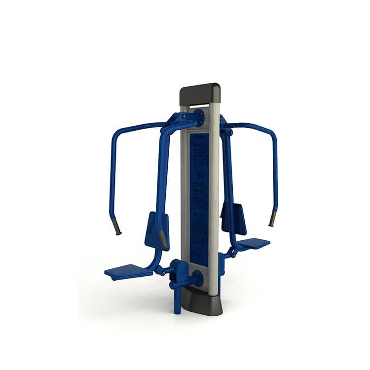 Customizable Color High Quality Double Seat Pull Exercise Machine Outdoor Fitness Equipment for sale