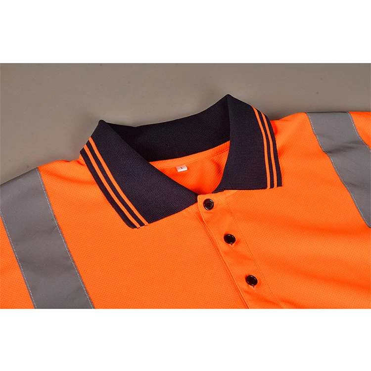 Factory direct sale reflective printing men logo custom shirts safety t shirt