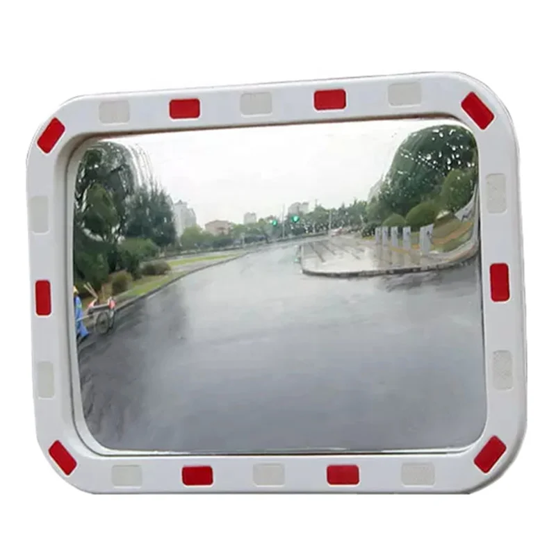 European CE certification Rectangular road street driveway blind spot corner security mirror reflection traffic safety mirror