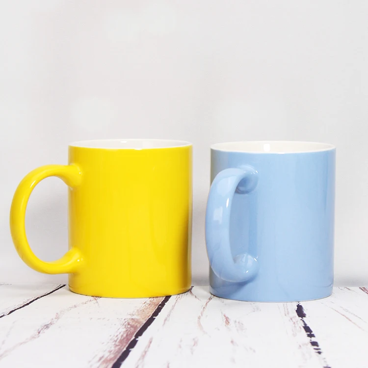 Custom Logo Sublimation Porcelain 15 oz Large Ceramic Coffee Mugs with Insulated Cork Bottom