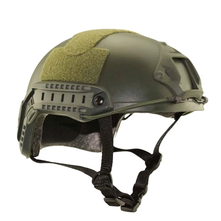Gujia Custom Water Transfer Printing CP Camouflage Color UHMWPE FAST Helmet for Head Protection