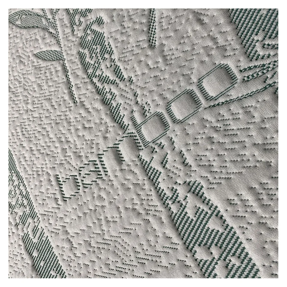 Comfortable Anti-Bacteria Polyester Knitted Jacquard Fabric Mattress Fabric