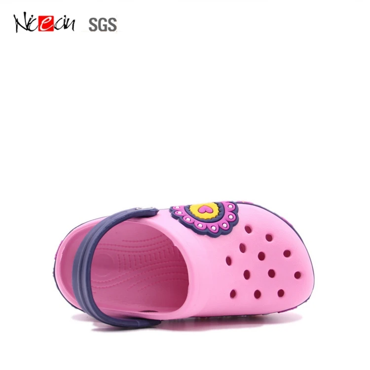 Летние Пластиковые сабо, детские сабо для улицы, новый дизайн, сандалии для девочек, Женская безопасная розовая садовая обувь