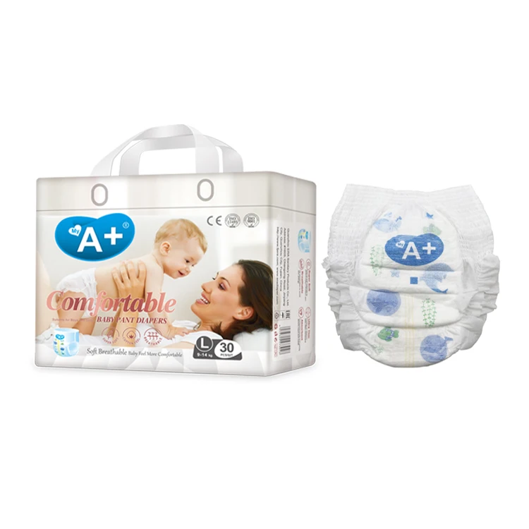 Wholesale Super Soft Popular Pants Baby Diaper Disposable Cheap Baby Panty Diaper