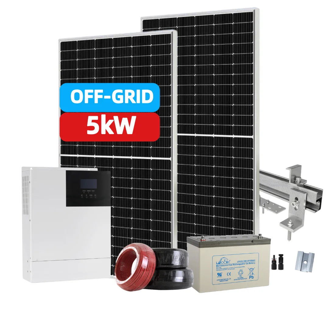 System Solar 5kw Off Grid Hybrid Solar Systems Complete Kit 5kw Solar System For Household
