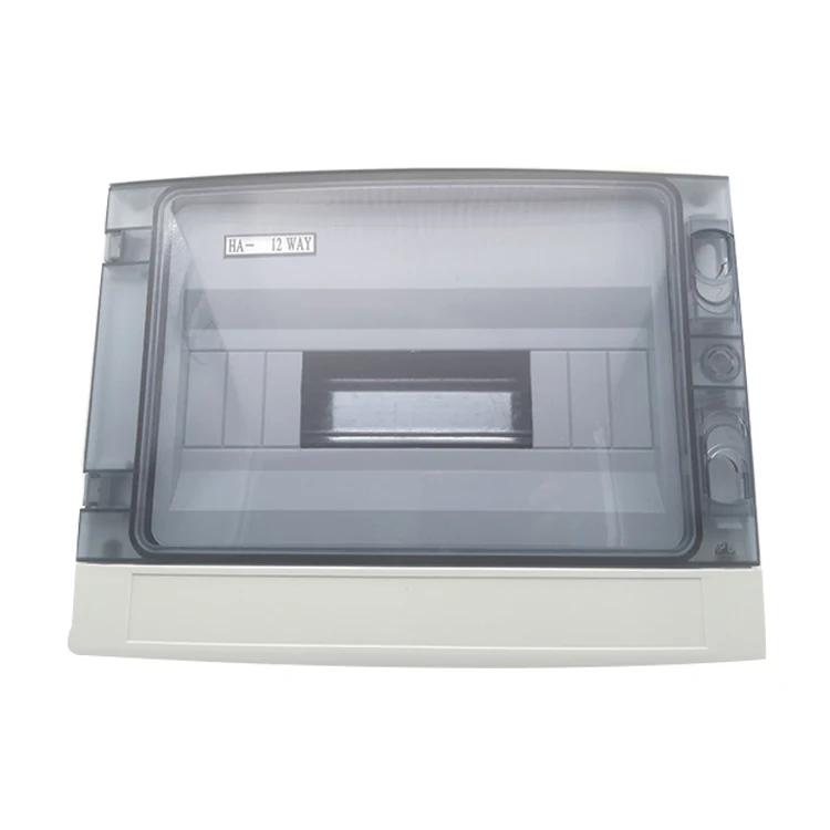 Customized Logo Brand Indoor Plastic Waterproof Circuit Breaker Power Distribution Box Electrical MCB Flush Mount