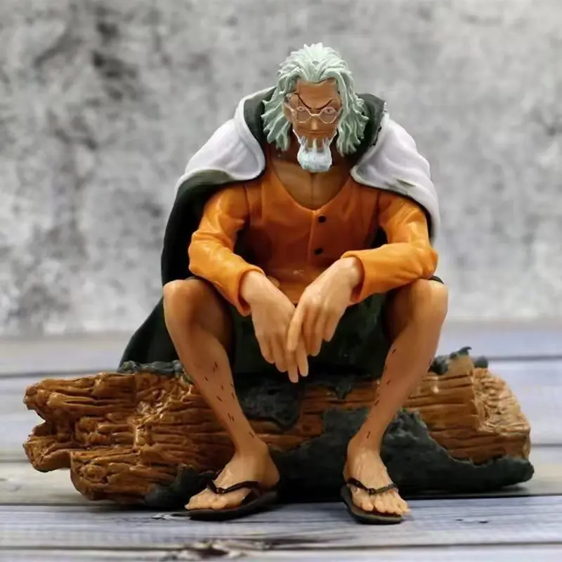 Wholesale12cm One Pieced Anime Figure Creator X Silvers Rayleigh Action Figure Luffy Master Rayleigh Figure Figurine Toys