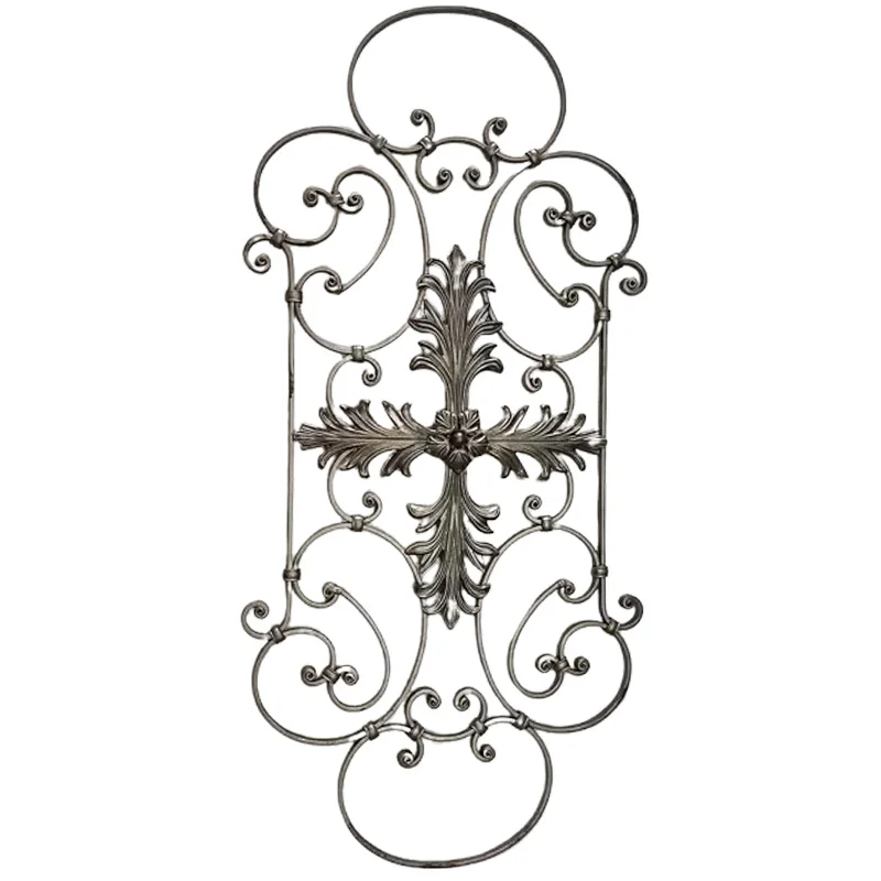 Wrought Iron Components Elements Ornamental Wrought Iron Scroll Panels For Door Window