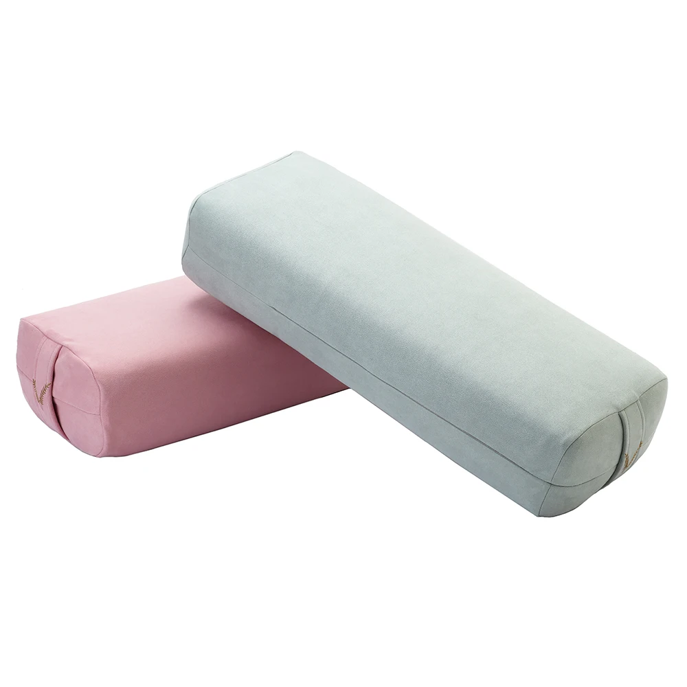 Eco Friendly Cotton Organic Yoga Bolster ECO Kapok Rectangle Large Yoga Pillow Bolster