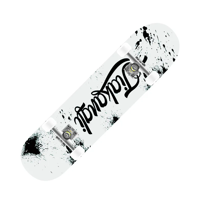 Beginner Twin Tips Professional Skateboard Adult Boys and Girls Teenagers Children Scooter