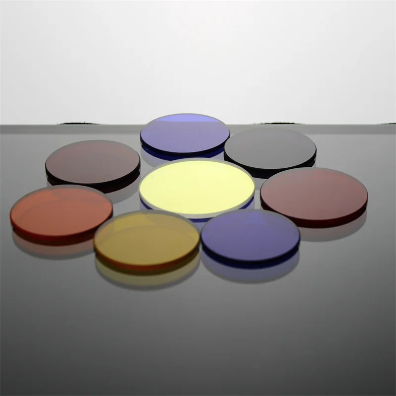 Colored Borosilicate 3.3 Low Iron UV Pass Optical Glass Filter