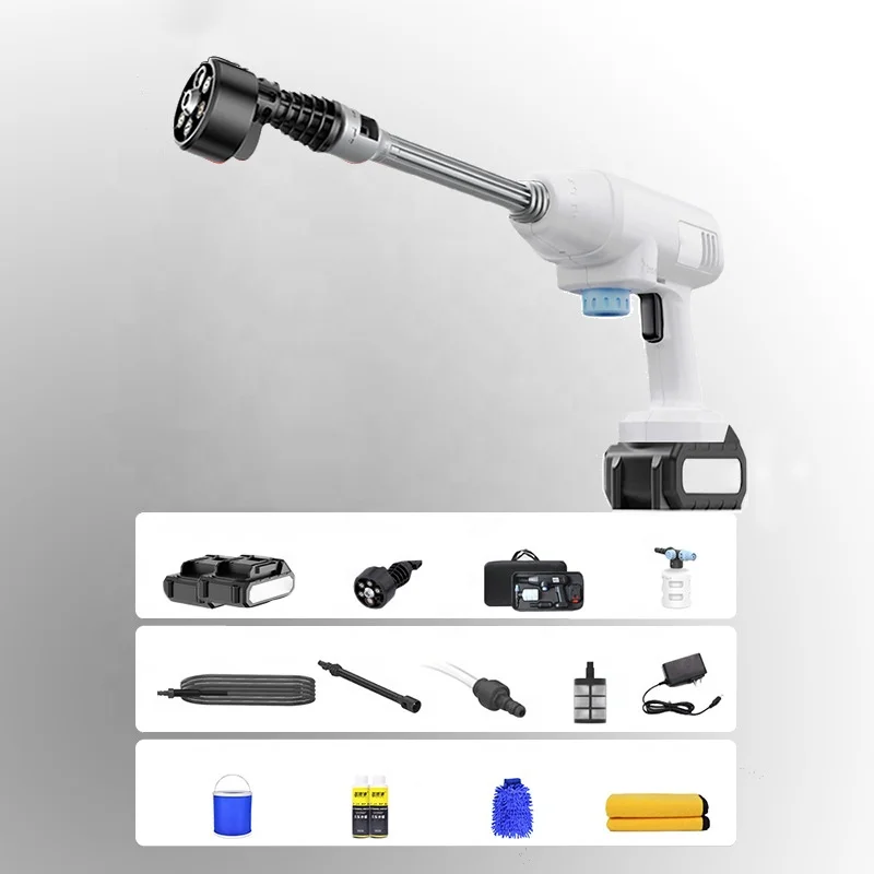 FIREEGG New Arrive 600W Car Washing Machine Portable Electric Car Wash Water Gun Foam Cleaning Car Accessories