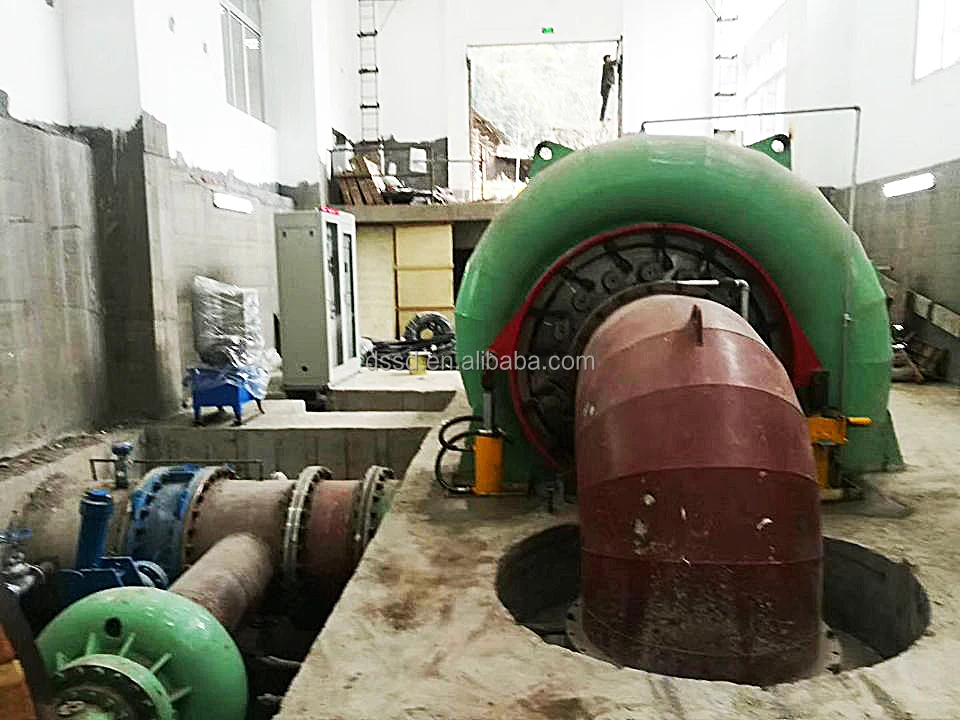 1000kw to 2500kw Francis Hydraulic Turbine Generator Vortex Turbine for Water Hydropower Use
